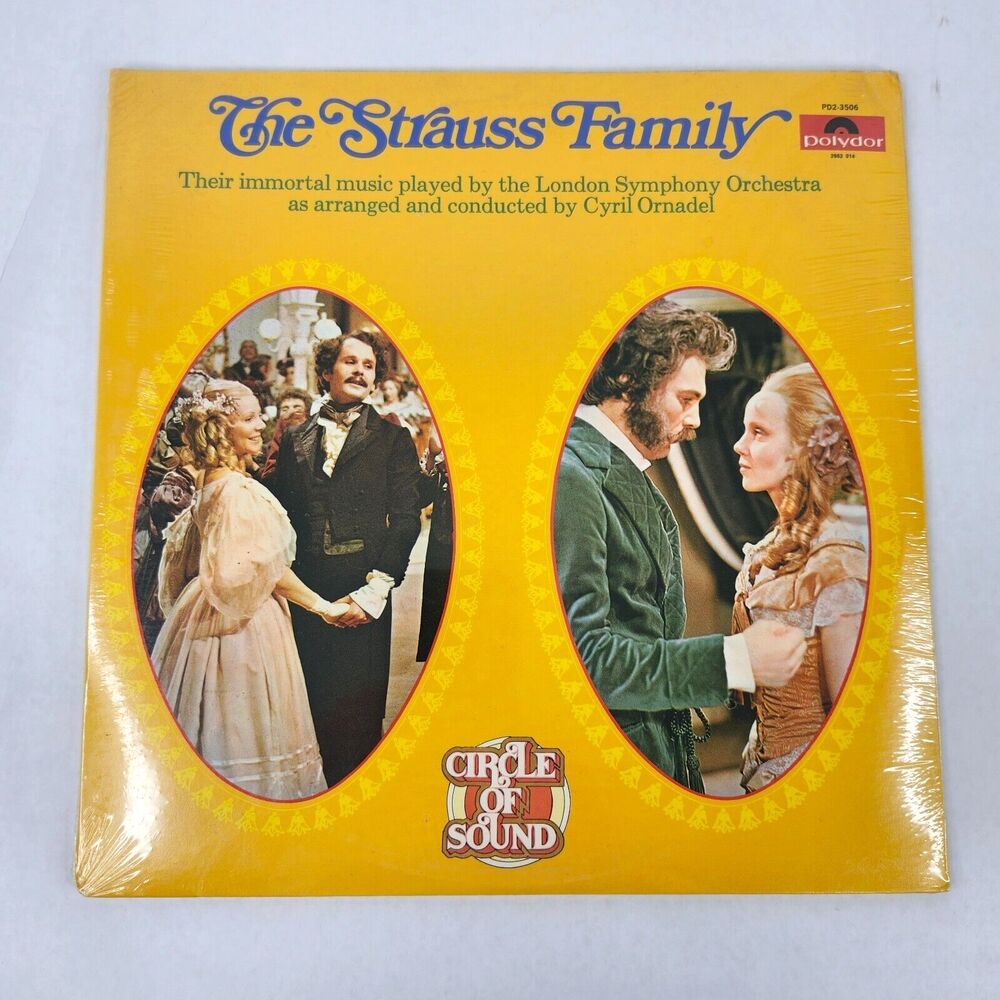 The Strauss Family Circle Of Sound 2 Record Set LP Polydor PD2 3506 Vinyl Sealed
